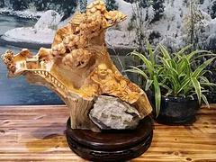 木宇轩根雕摆件 匠心独运，自然与艺术的完美融合